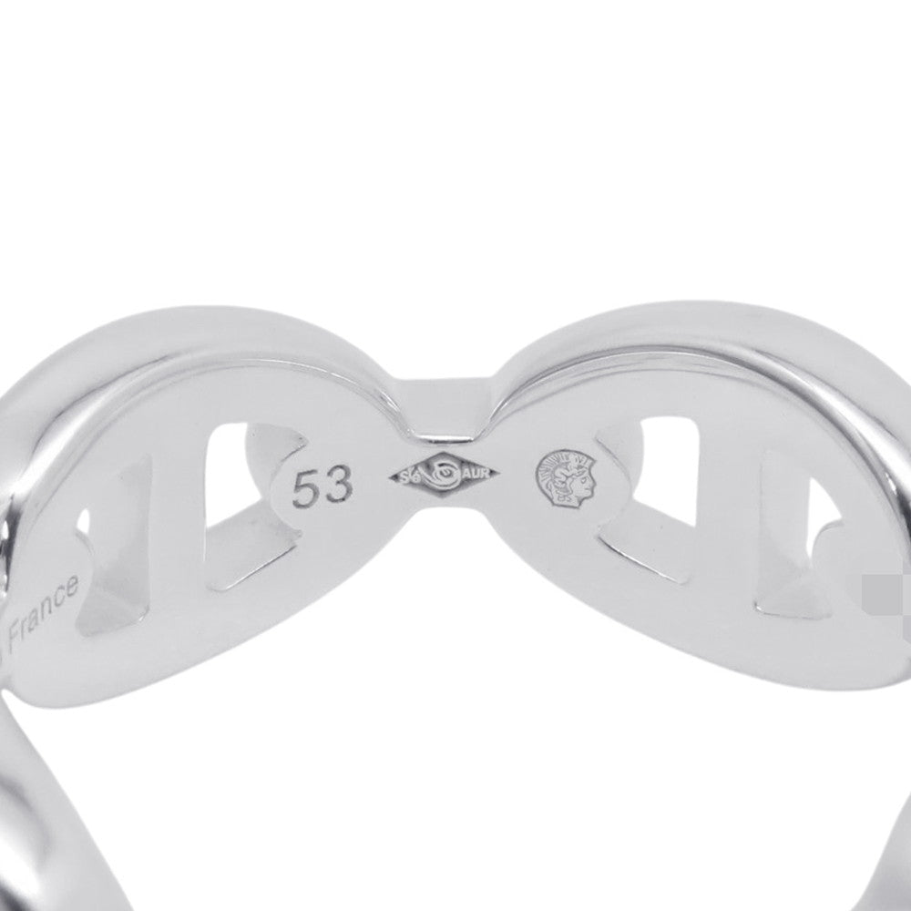 HERMES Chaine d'Ancre Anchene Ring Size PM/53/#13 SV925