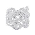HERMES Chaine d'Ancre Anchene Ring Size GM/49/#9 SV925