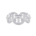 HERMES Chaine d'Ancre Anchene Ring Size PM/49/#9 SV925