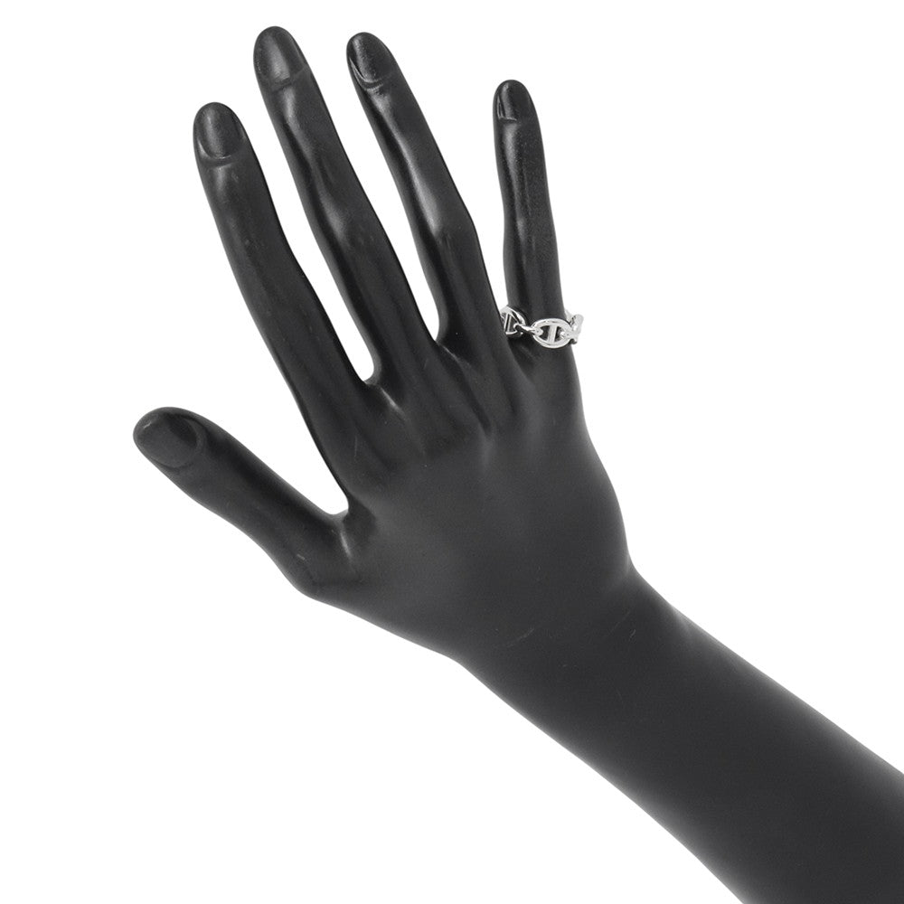 HERMES Chaine d'Ancre Anchene Ring Size PM/49/#9 SV925