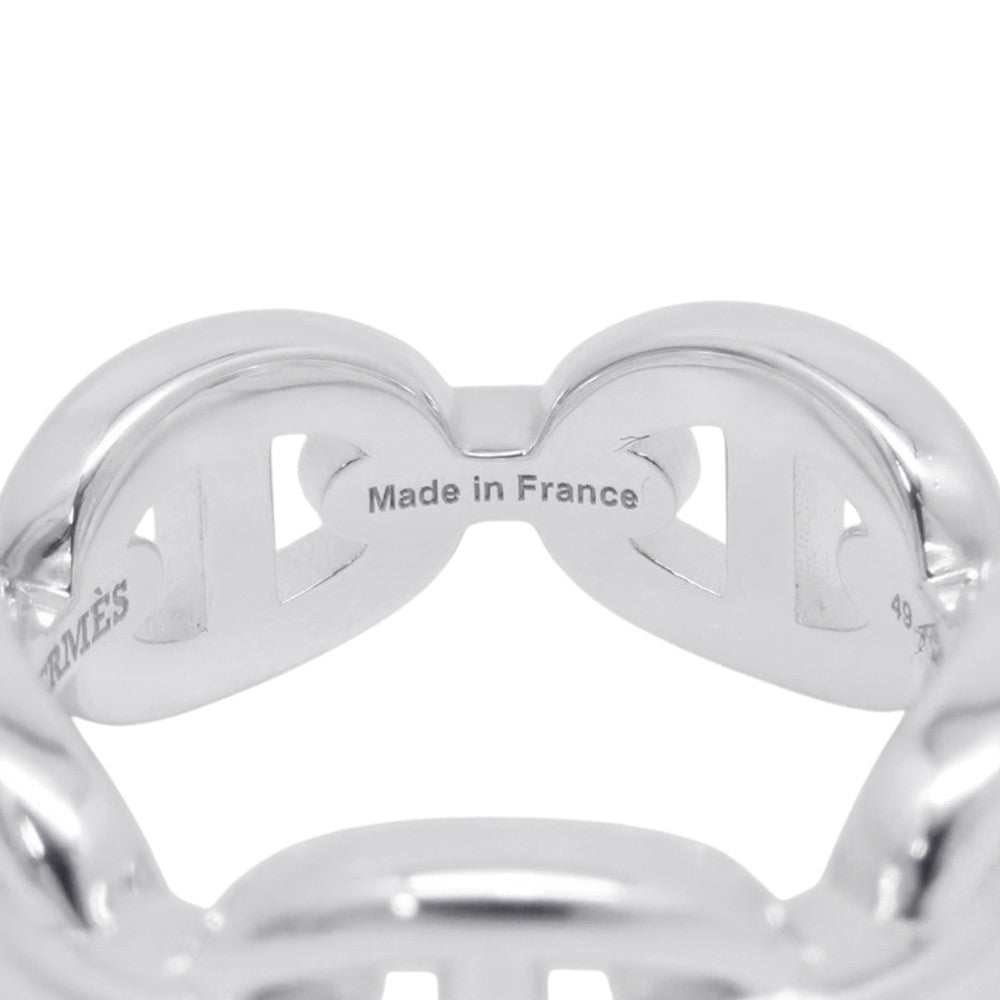 HERMES Chaine d'Ancre Anchene Ring Size PM/49/#9 SV925