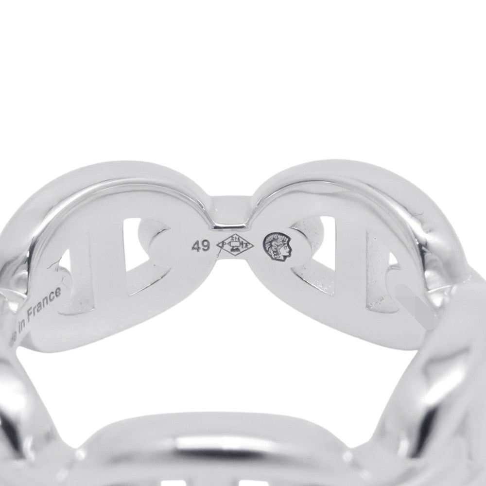 HERMES Chaine d'Ancre Anchene Ring Size PM/49/#9 SV925