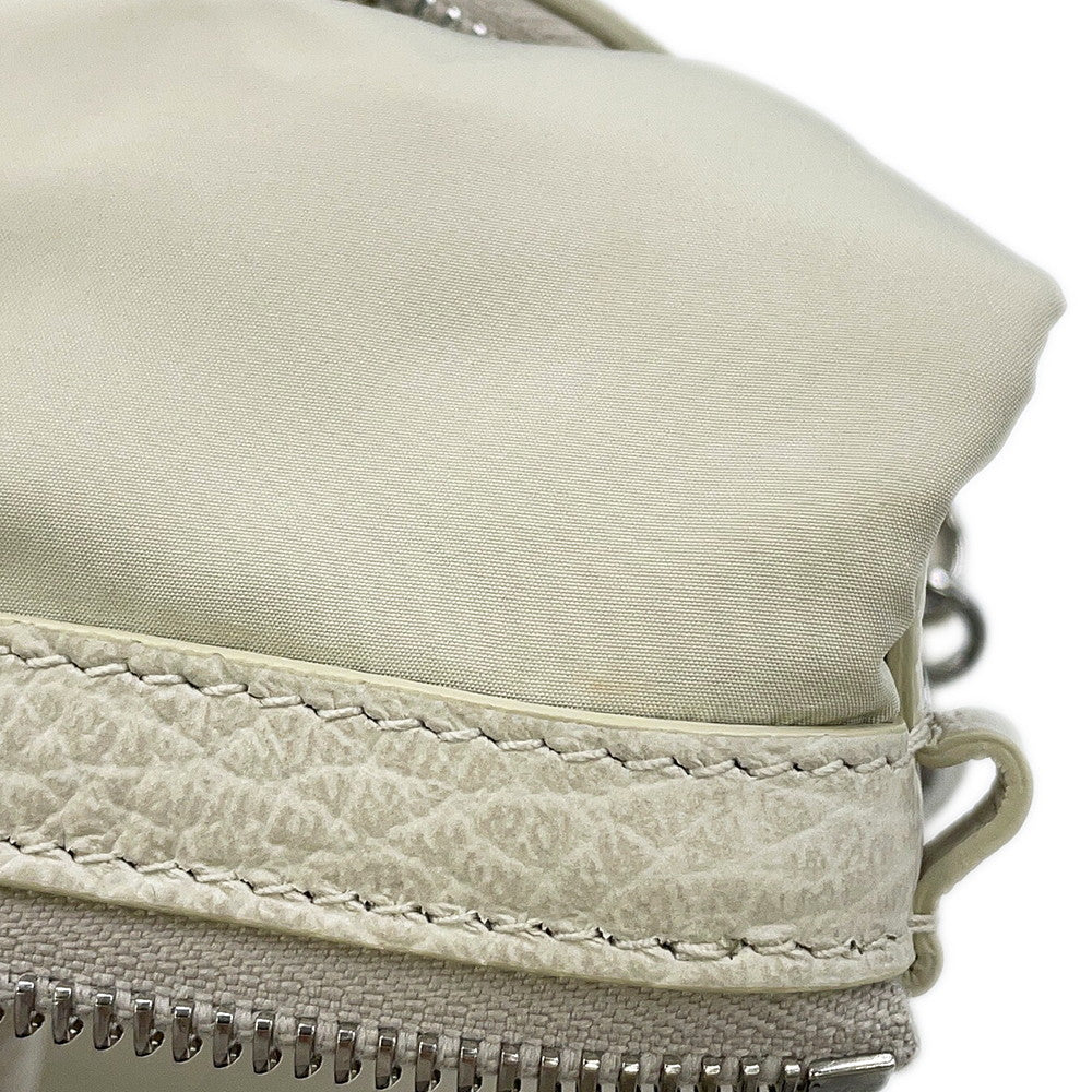 Maison Margiela Maison Margiela 5AC 2WAY Handbag Off-whiteS56WG0082P0396T2003 Leather Nylon Size Mini