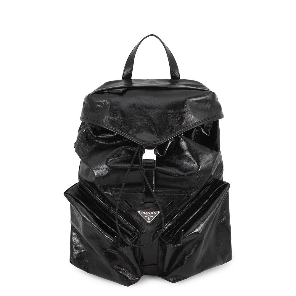 PRADA Softlooks Backpack Black2VZ108 Leather