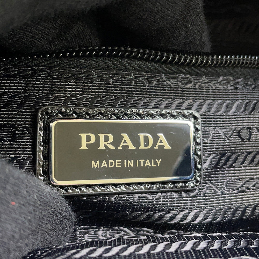 PRADA Softlooks Backpack Black2VZ108 Leather
