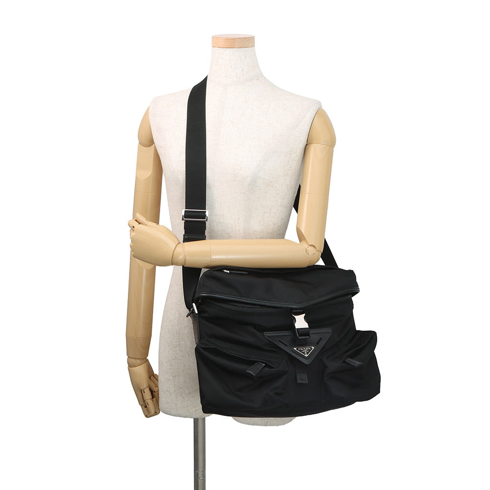 PRADA Re-Nylon Shoulder Bag Black2VD062 Nylon