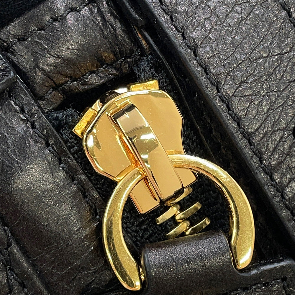 Dior D-Journey Flat Macro Cannage Shoulder Bag BlackM2416UNUO_M900 Calf Leather Size Small