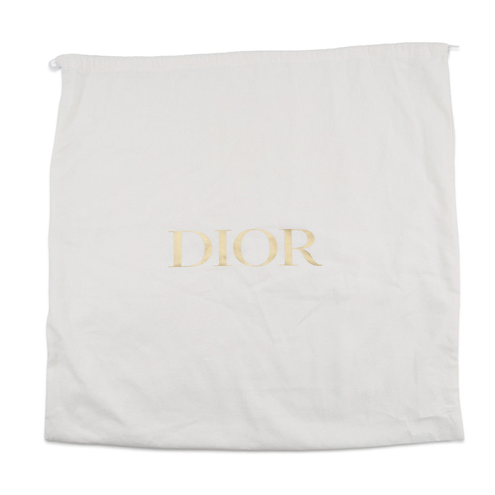Dior D-Journey Flat Macro Cannage Shoulder Bag BlackM2416UNUO_M900 Calf Leather Size Small