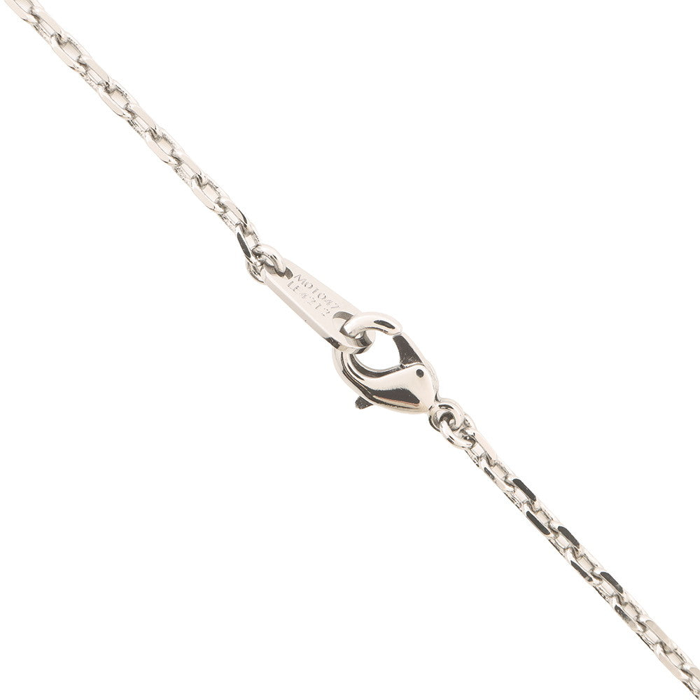 LOUIS VUITTON Flower Locket Pendant Blue/White/GunmetalM01047 Metal