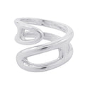 HERMES Chaine d'Ancre Twist Punk Ring Size PM/52/#12 SV925