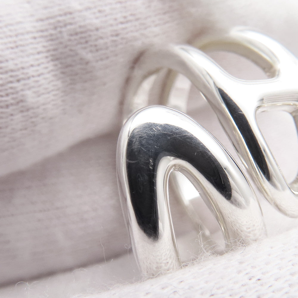 HERMES Chaine d'Ancre Twist Punk Ring Size PM/52/#12 SV925