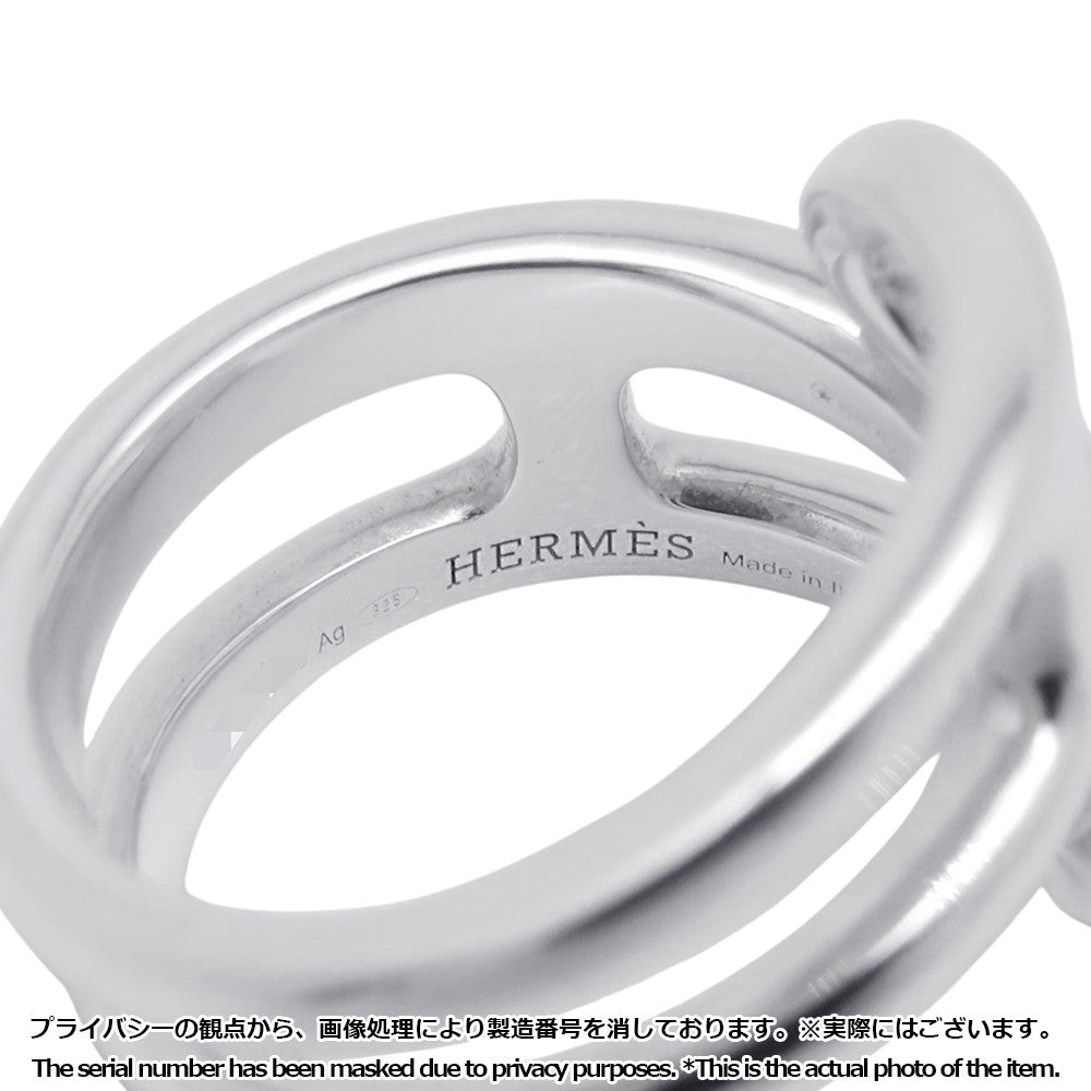 HERMES Chaine d'Ancre Twist Punk Ring Size PM/52/#12 SV925