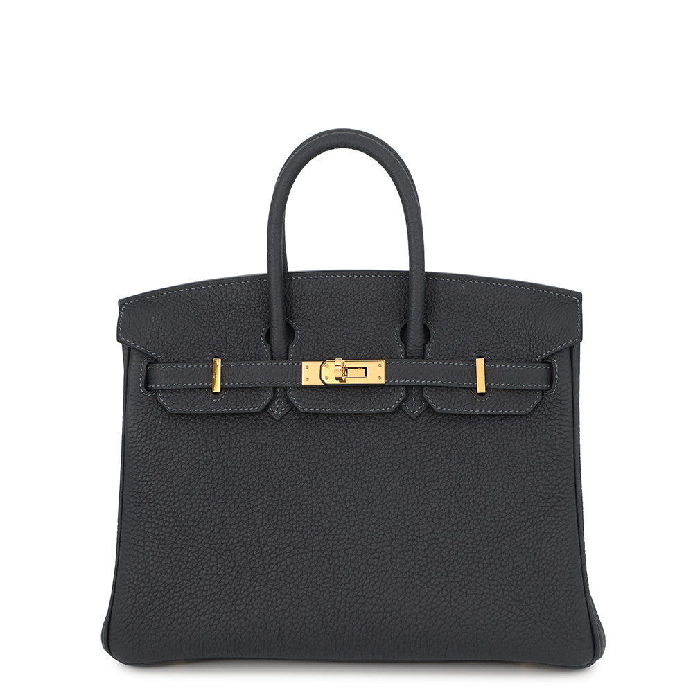 HERMES Birkin Caban Togo Leather Size 25