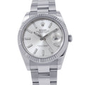 ROLEX Datejust 41 W41mm Stainless Steel K18WG Silver Dial126334