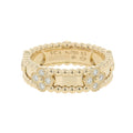 Van Cleef & Arpels Perle Sweet Clover Ring Size 53/#13VCARPJMZ00 18K Yellow Gold