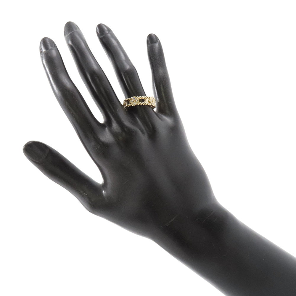 Van Cleef & Arpels Perle Sweet Clover Ring Size 53/#13VCARPJMZ00 18K Yellow Gold