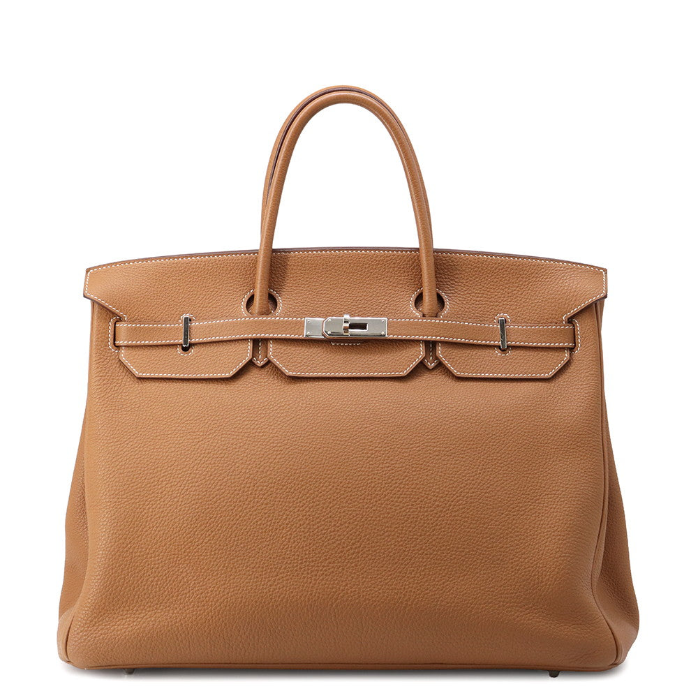 HERMES Birkin Gold Togo Leather Size 40