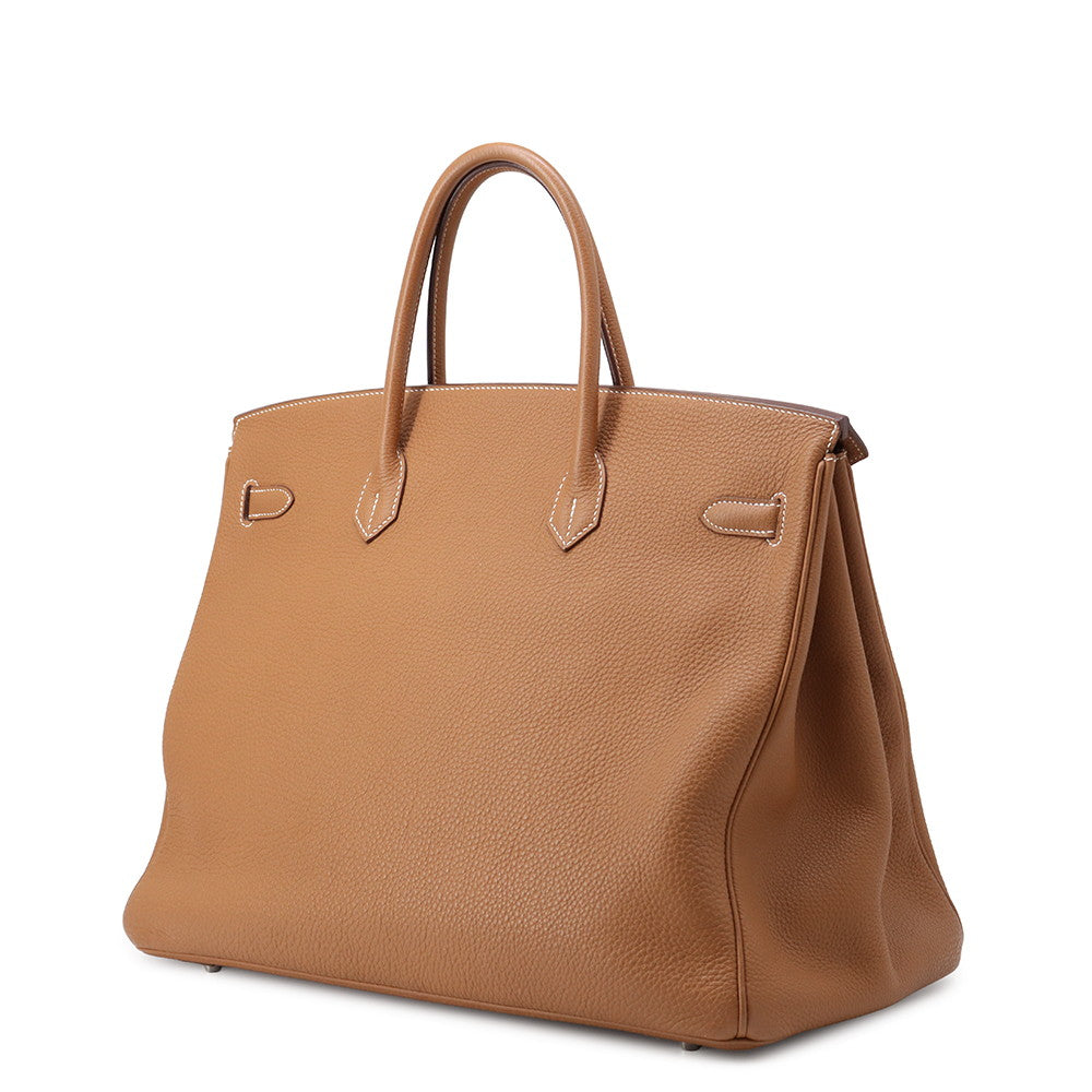 HERMES Birkin Gold Togo Leather Size 40