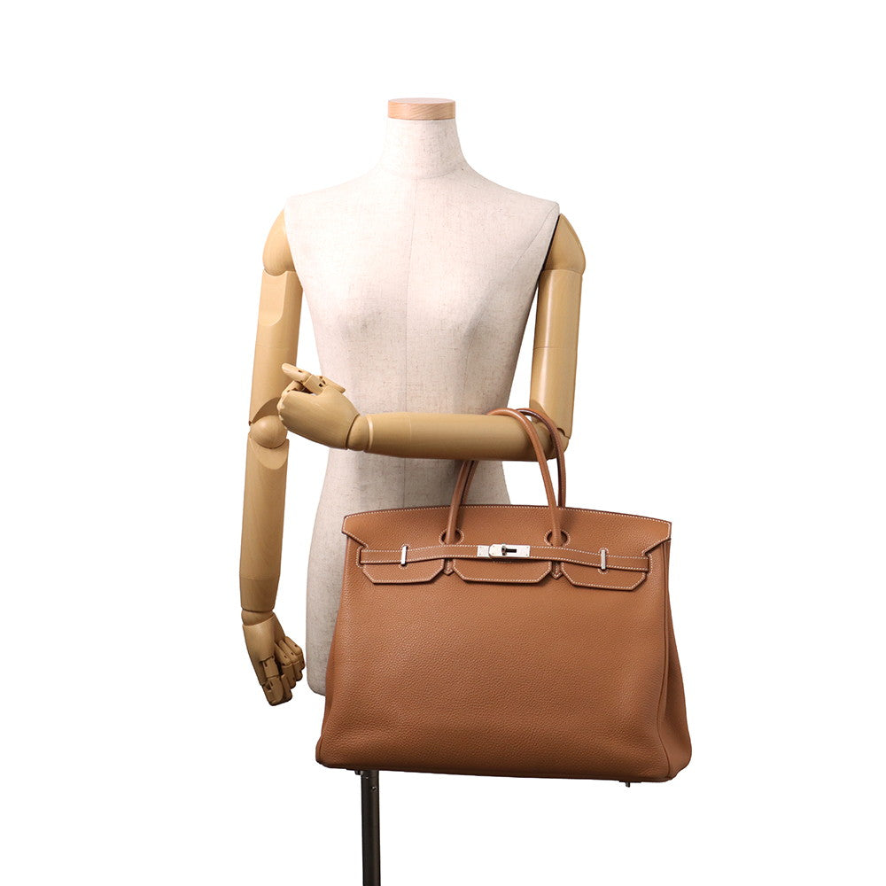 HERMES Birkin Gold Togo Leather Size 40