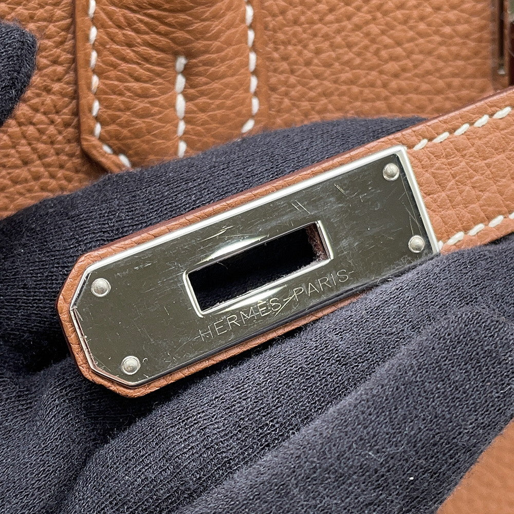 HERMES Birkin Gold Togo Leather Size 40