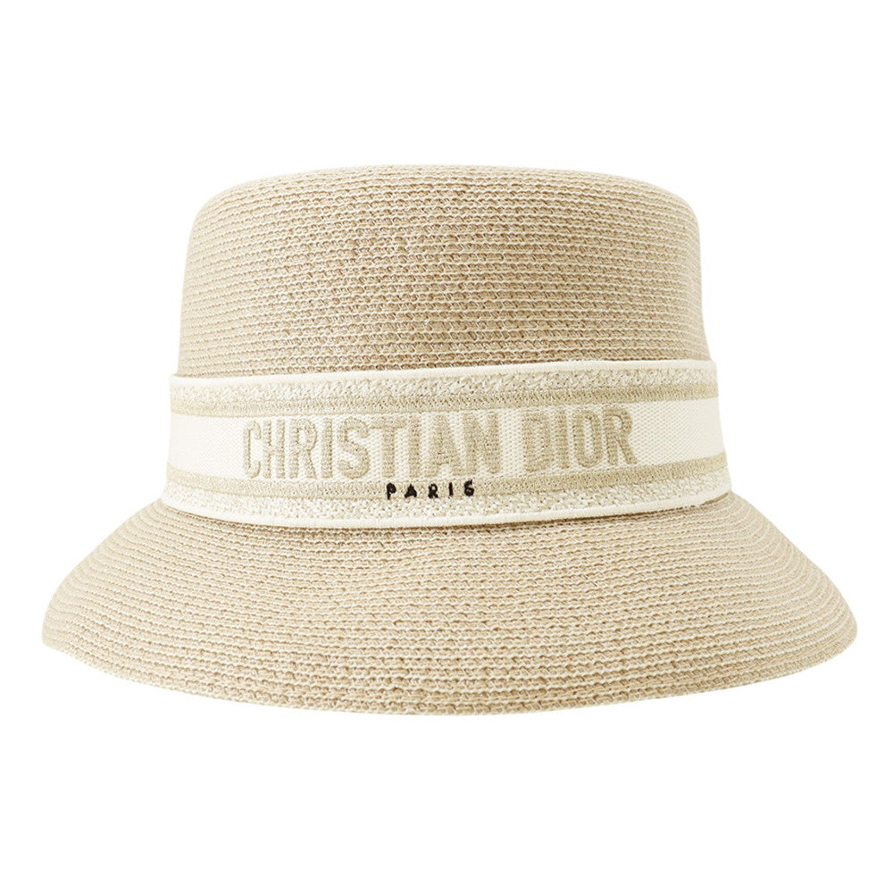 Dior Resort Logo Bucket Hat Size 59 Beige22DRT923G157 Polyester61% Nylon30% Cotton9%