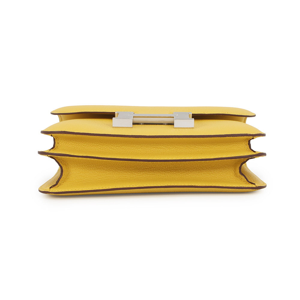 HERMES Constance3 Miroir Jaune de Naples Chevre Myzore Goatskin Size Mini
