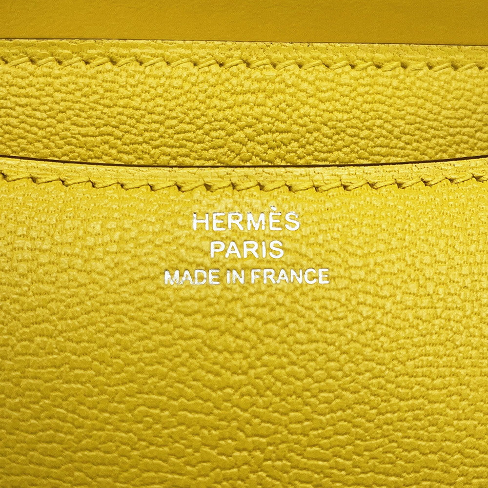 HERMES Constance3 Miroir Jaune de Naples Chevre Myzore Goatskin Size Mini