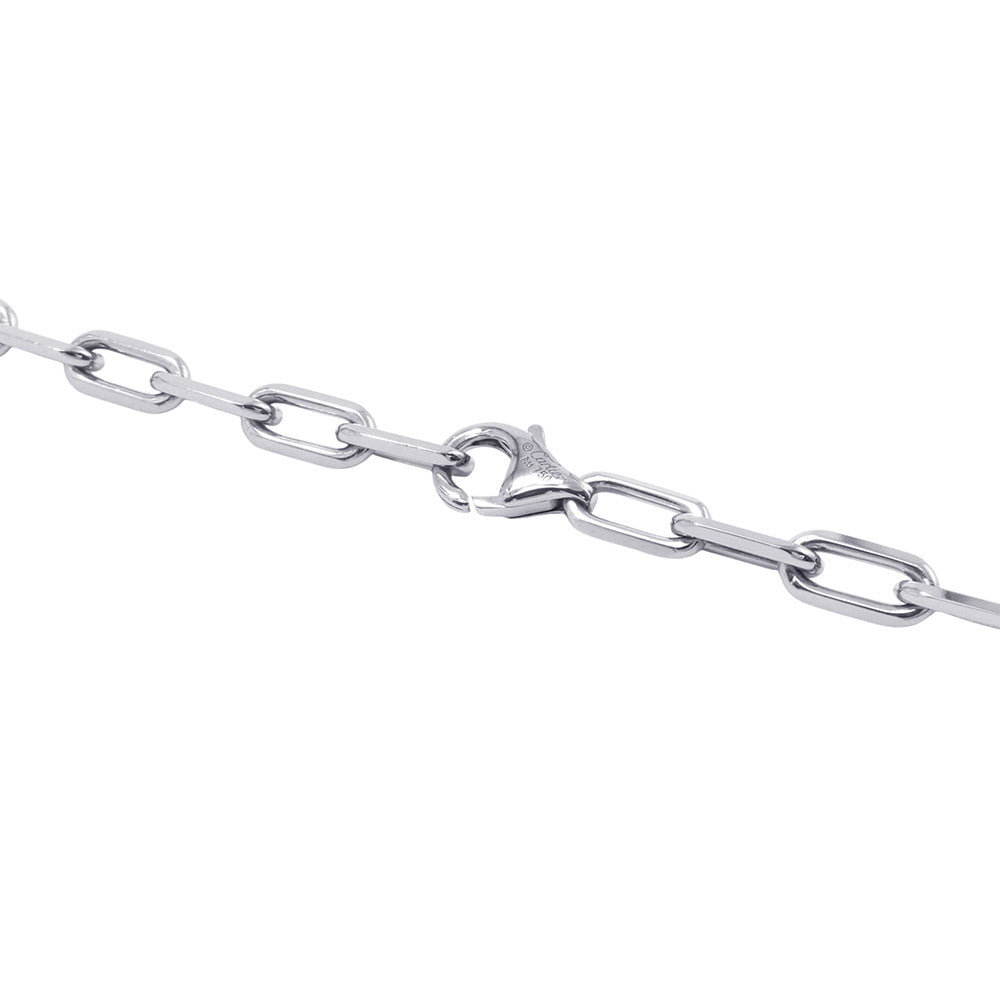 CARTIER Santos de Cartier Necklace Size SmallB7224583 18K White Gold