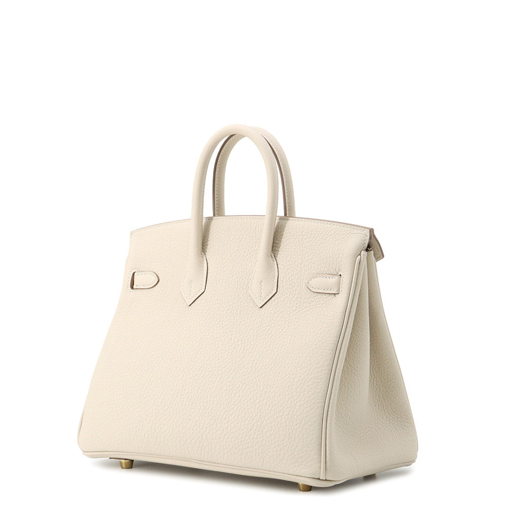 HERMES Birkin Craie Togo Leather Size 25