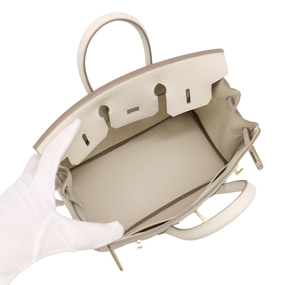 HERMES Birkin Craie Togo Leather Size 25