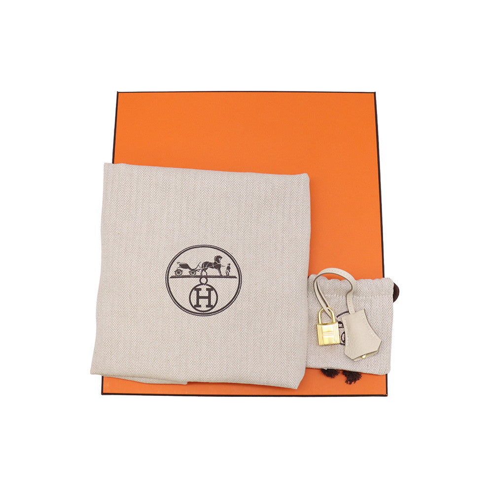 HERMES Birkin Craie Togo Leather Size 25