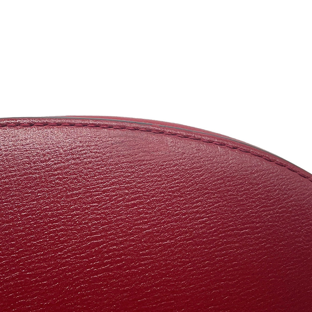 GUCCI Horsebit1955 Drawstring Bag Shoulder Bag Red602118 000926 Leather