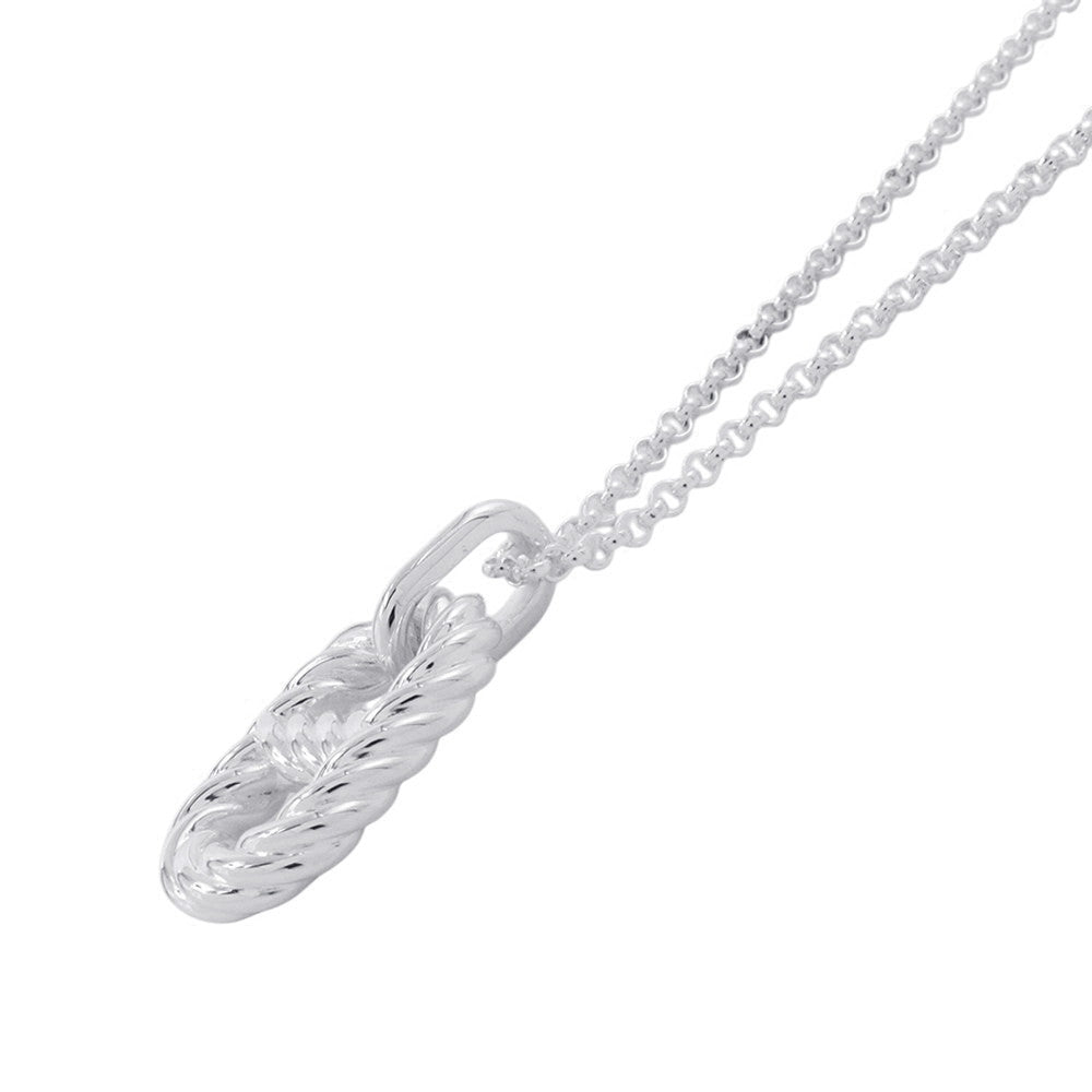 HERMES Chaine d'Ancre Area II Pendant Size GM SV925