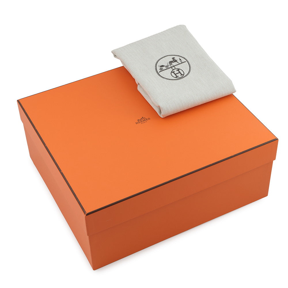 HERMES Garden Party Vert Mangrove/Black Toile H Negonda Leather Size TPM