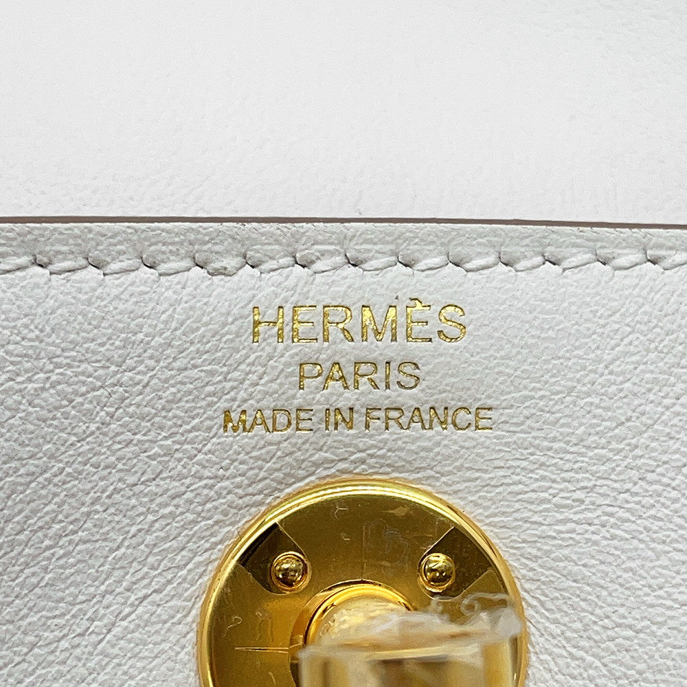 HERMES Lindy Verso Gris Perle/Gris Meyer Swift Leather Size Mini
