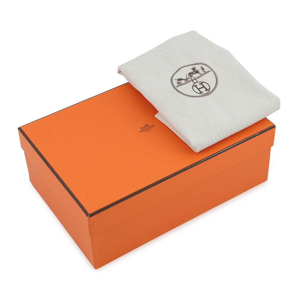 HERMES Lindy Verso Gris Perle/Gris Meyer Swift Leather Size Mini