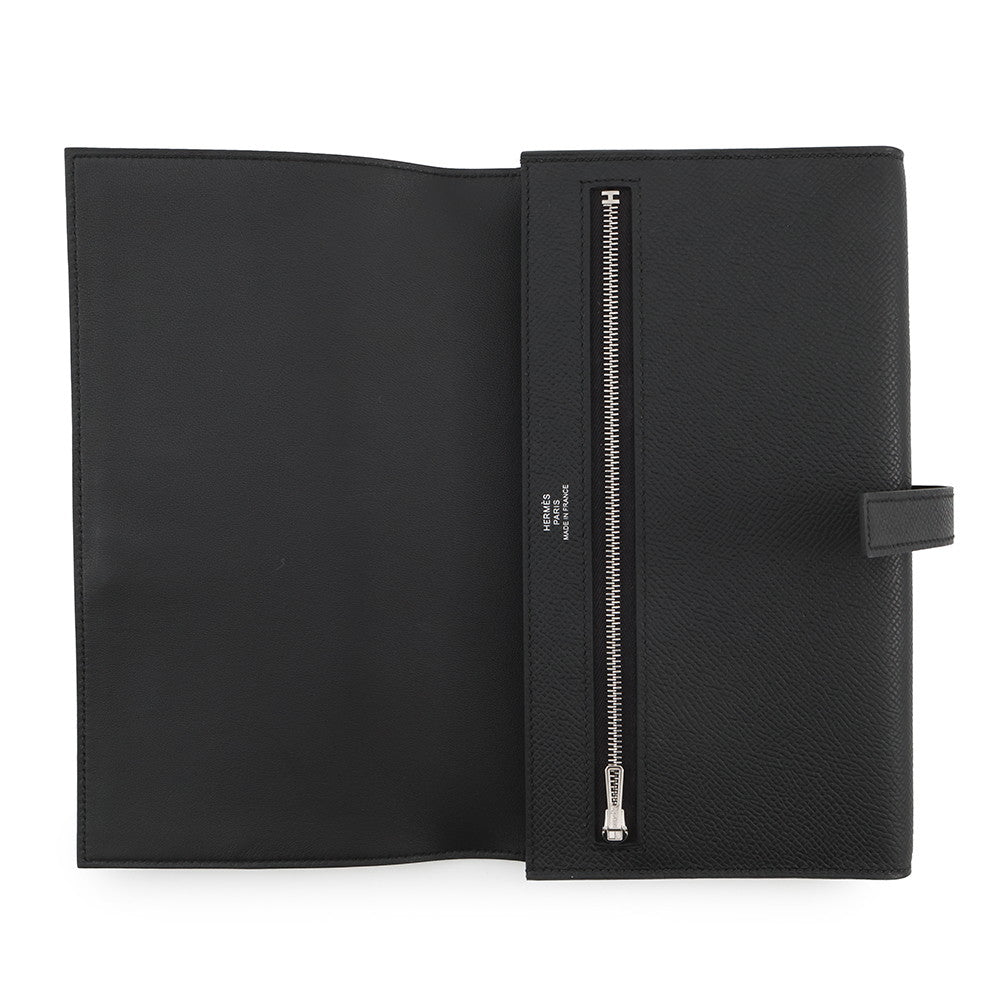 HERMES New HPassant Tutanman Black Epsom