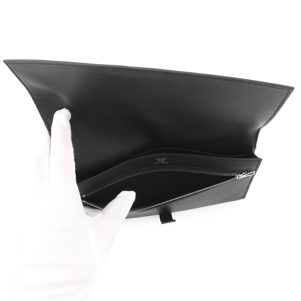 HERMES New HPassant Tutanman Black Epsom