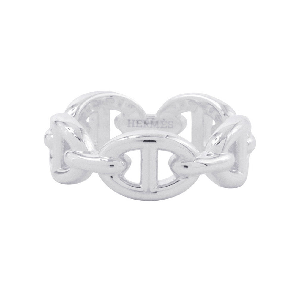HERMES Chaine d'Ancre Anchene Ring Size PM/51/#11 SV925