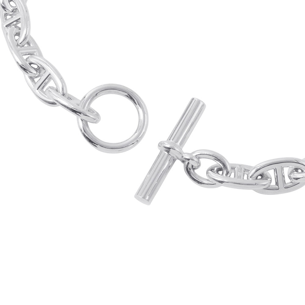 HERMES Chaine d'Ancre Necklace 29 frames Size GM SV925