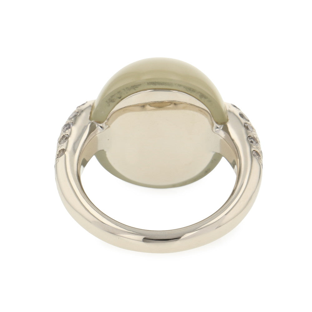 Pomellato Luna Ring Size Approximately No. 14 18K White Gold