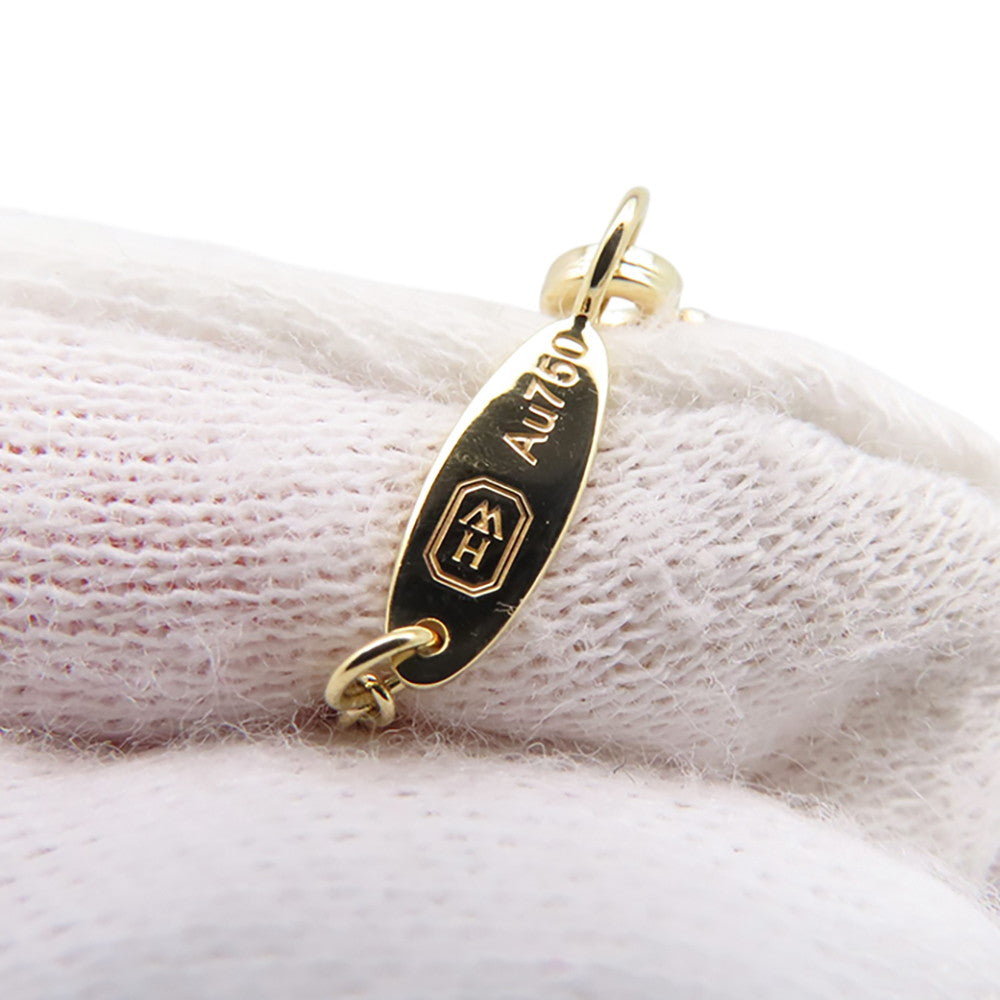 HARRY WINSTON Traffic Cloth Diamond NecklaceCMDYRECRTRF 18K Yellow Gold
