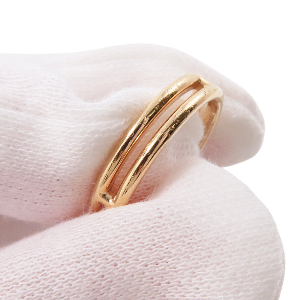 HERMES Ariane Ring Size 49/#9 18K Pink Gold
