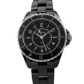 CHANEL J12 W33mm Stainless Steel Ceramic Black DialH5695