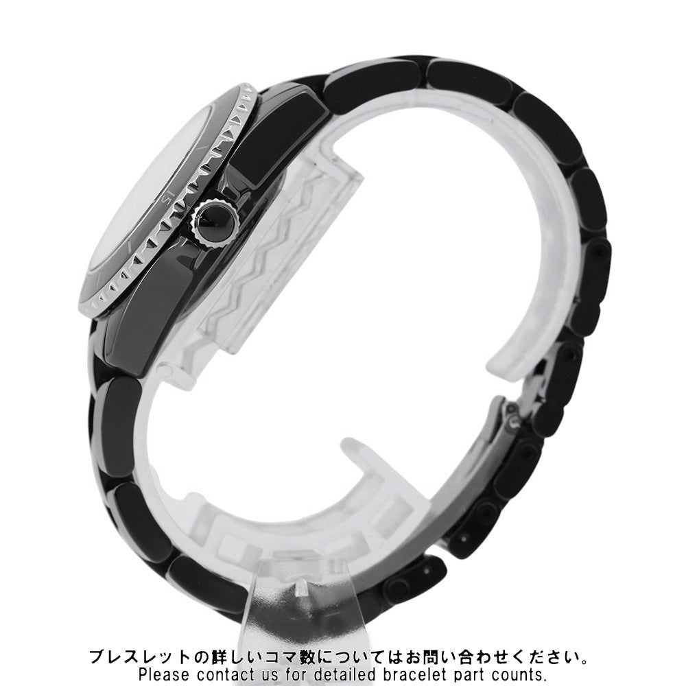 CHANEL J12 W33mm Stainless Steel Ceramic Black DialH5695