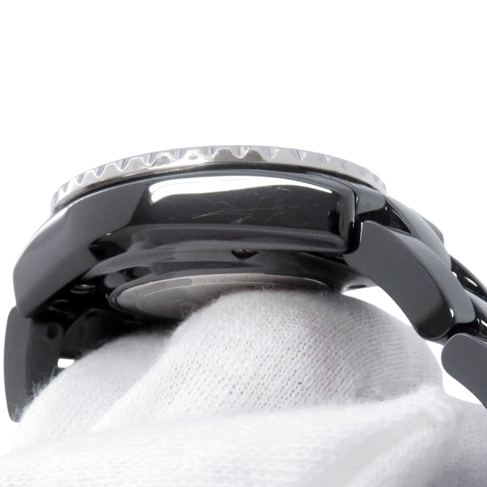 CHANEL J12 W33mm Stainless Steel Ceramic Black DialH5695