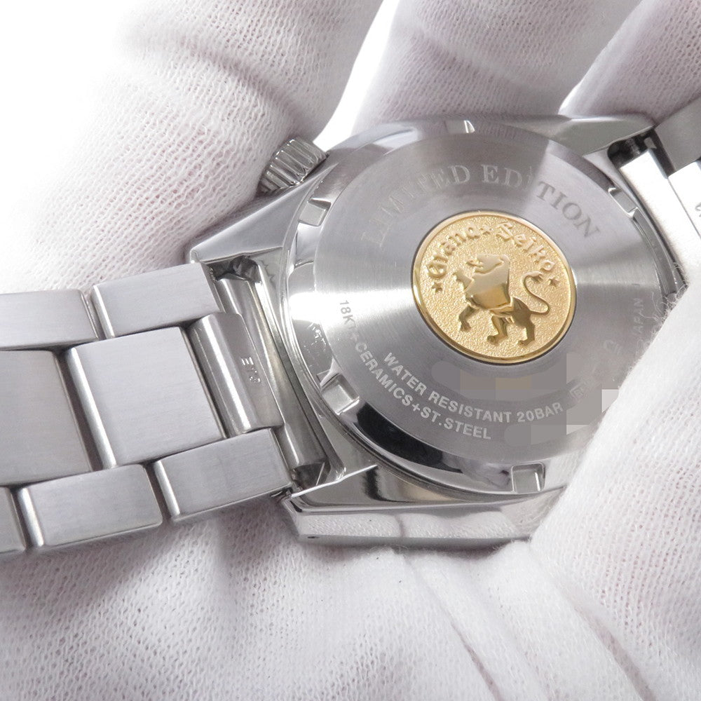 SEIKO Grand Seiko Sports Collection 140th Anniversary Model - Limited Edition of 2021 Pieces Worldwide W40mm Stainless Steel Black DialSBGN023G