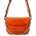 GUCCI Horsebit1955 Shoulder Bag Orange726863 Leather Size Mini