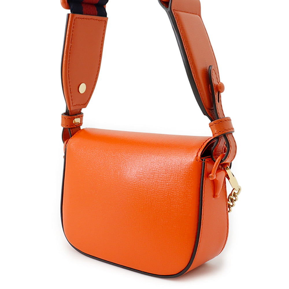 GUCCI Horsebit1955 Shoulder Bag Orange726863 Leather Size Mini