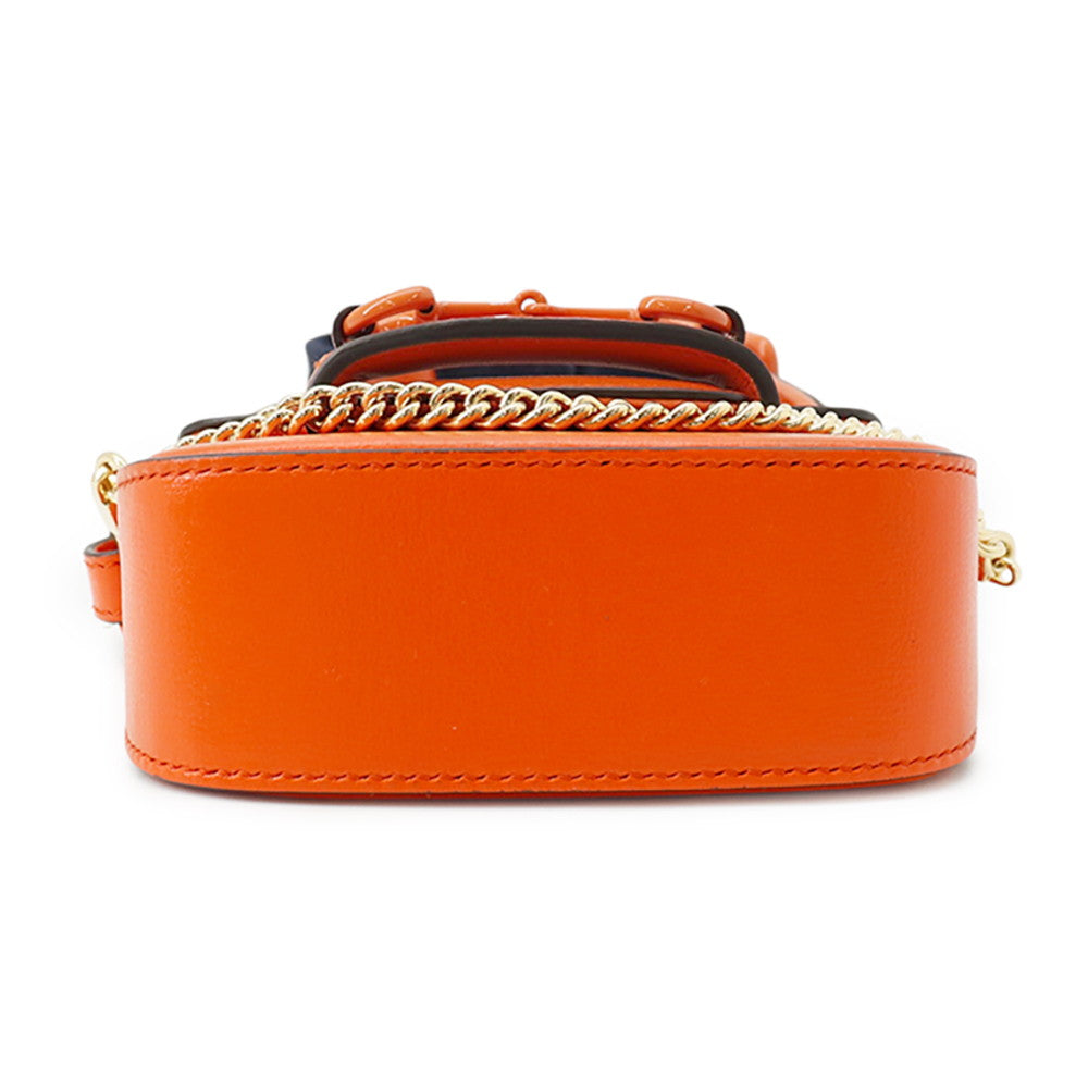 GUCCI Horsebit1955 Shoulder Bag Orange726863 Leather Size Mini